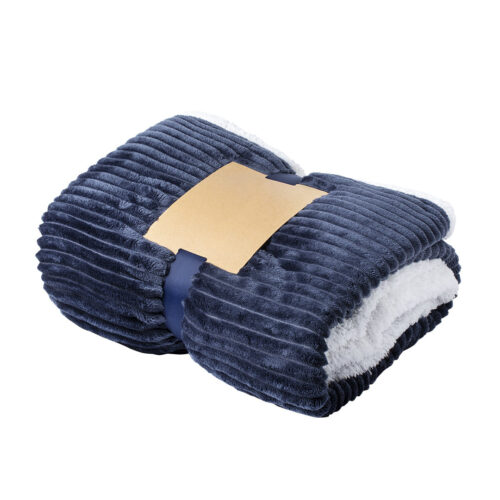 Fleece blanket 125 x 160 cm - Navy blue