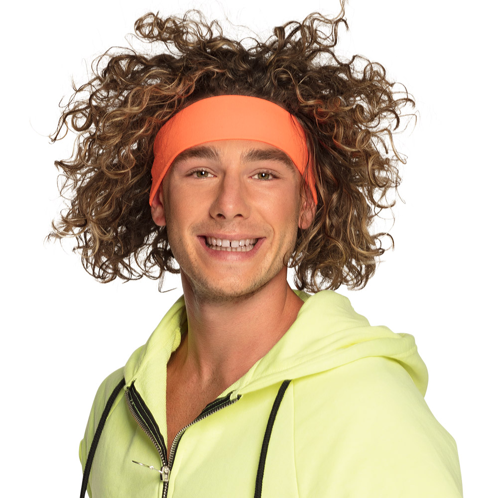 UV Blacklight Headband – Headband – Neon Orange - Image 3