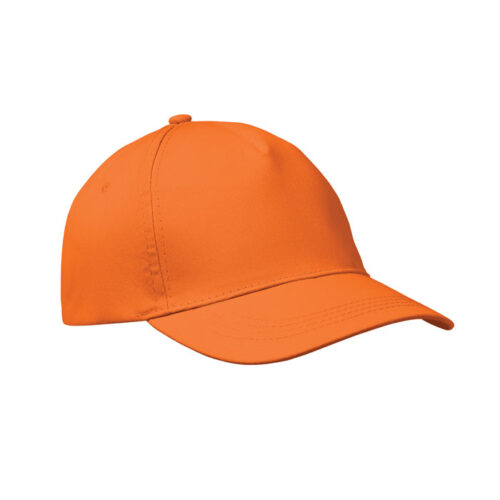 Baseball cap - Adjustable with Velcro closure - Cotton orange