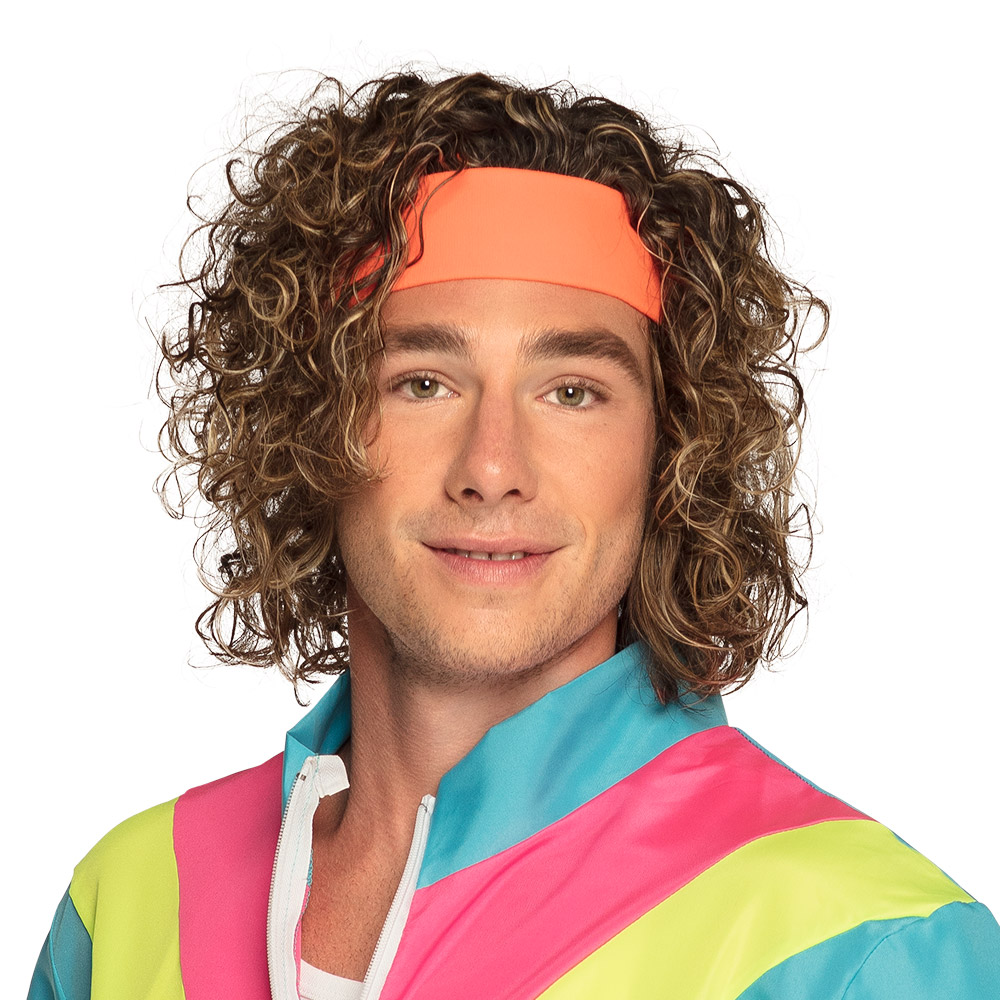 UV Blacklight Headband – Headband – Neon Orange - Image 4