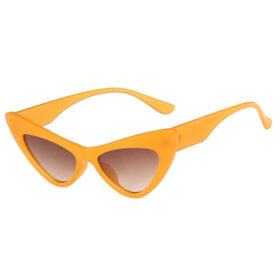 Orange cat eye sunglasses - Sunglasses with brown lenses