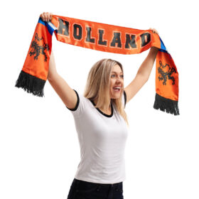 Orange scarf - Holland – Dutch flag - Lion - 15 x 135 cm