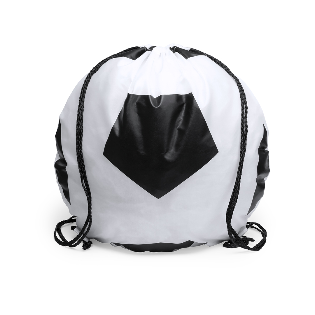 Polyester drawstring backpack - Football - Image 2