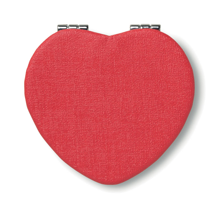 Pocket Mirror Heart Red 6.5 cm - Image 3