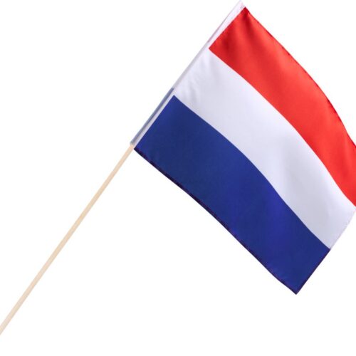 Dutch Flag on Stick - 76 cm