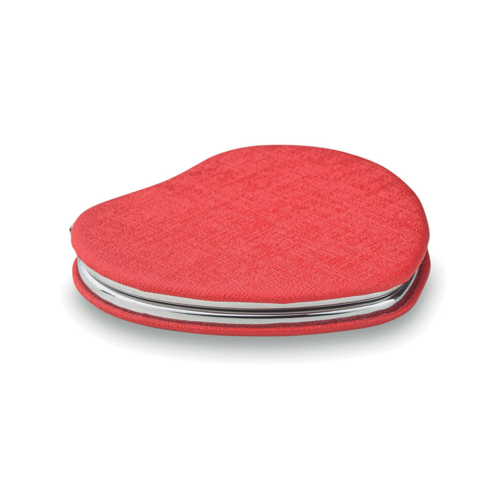 Pocket Mirror Heart Red 6.5 cm - Image 2