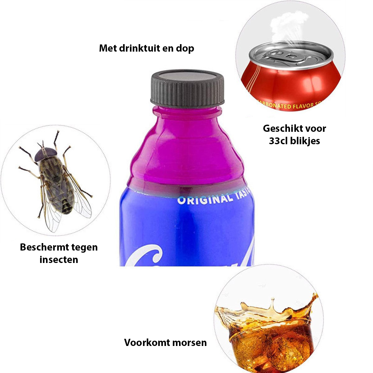 Drink lids for cans - set of 6 - Image 6