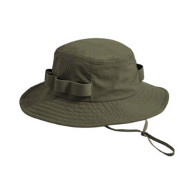 Beechfield nylon safari hat with UPF50+ protection - Dark Green - Size S/M