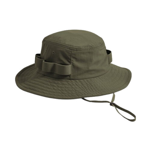 Beechfield nylon safari hat with UPF50+ protection - Dark Green - Size S/M