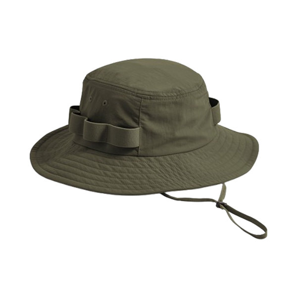 Beechfield nylon safari hat with UPF50+ protection - Dark Green - Size L/XL