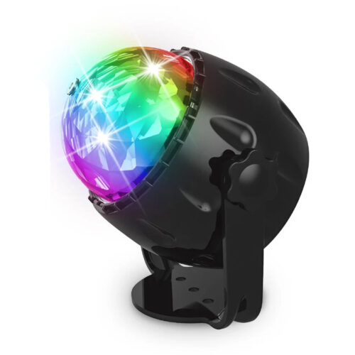 Mini disco lamp with stand - With remote control - With multicolor LED