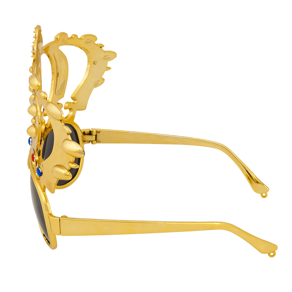 Party Glasses King – Gold Crown Party Glasses for King's Day, Carnival & Theme Parties - Image 2