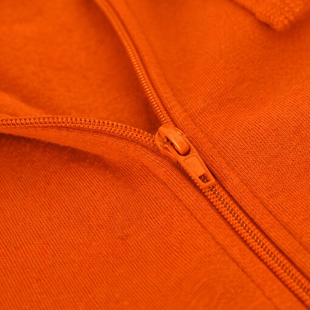 Unisex orange jacket with zipper and hood - 280 g/m² - Image 4