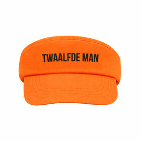 Orange sun visor with Velcro closure - Twaalfde Man