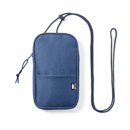 Phone Pouch RPET Polyester Dark Blue