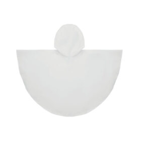 PEVA rain poncho children white - 2-5 years
