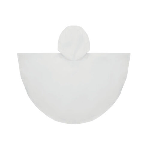 PEVA rain poncho children white - 2-5 years