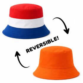 Yucka reversible fisherman's hat NL flag - 58 cm