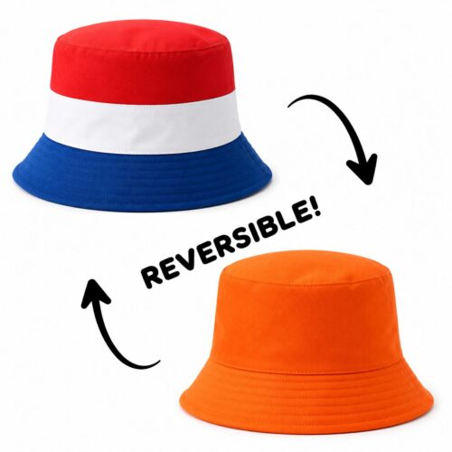 Yucka reversible fisherman's hat NL flag - 58 cm