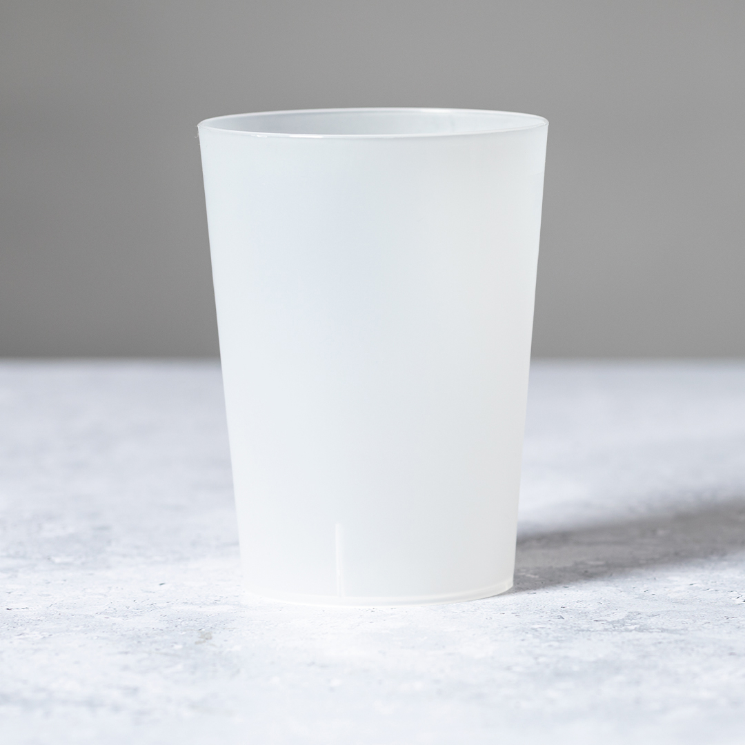Reusable Event Cup Transparent 500 ml - 20 pieces - Image 3