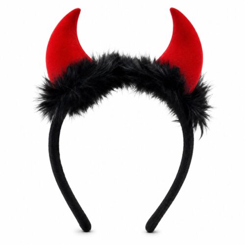 Halloween devil horns with plush