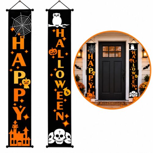 Door Flags Happy Halloween 180 x 30 cm