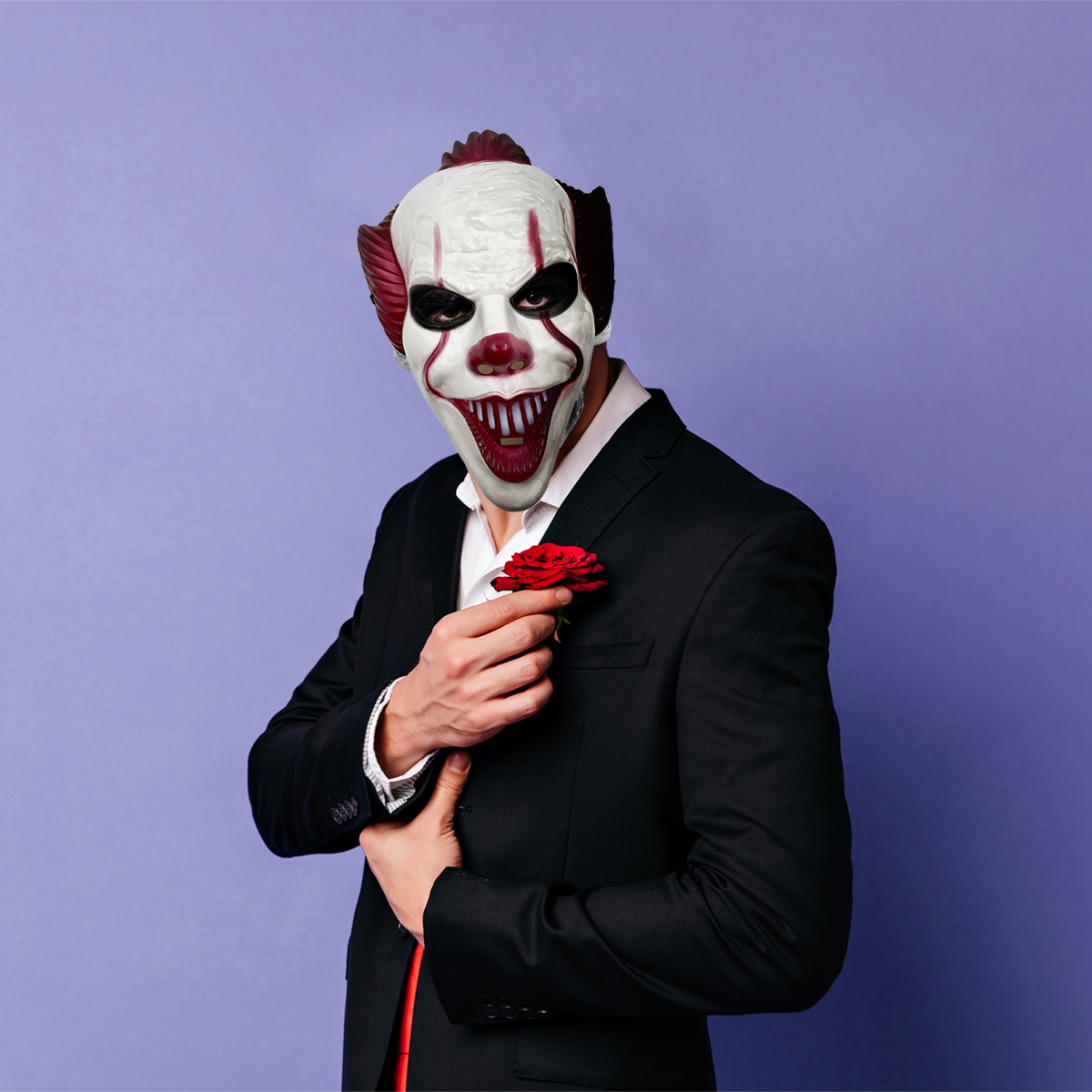 Halloween horror clown mask - Image 2