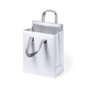 Cooler bag with Velcro closure white