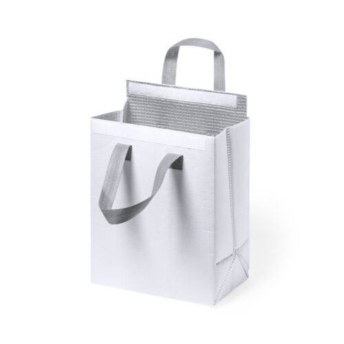 Cooler bag with Velcro closure white