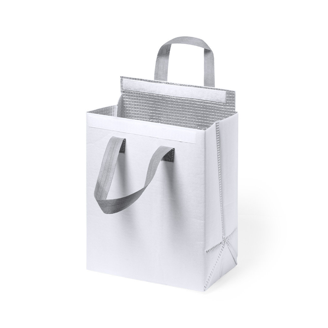 Cooler bag with Velcro closure white