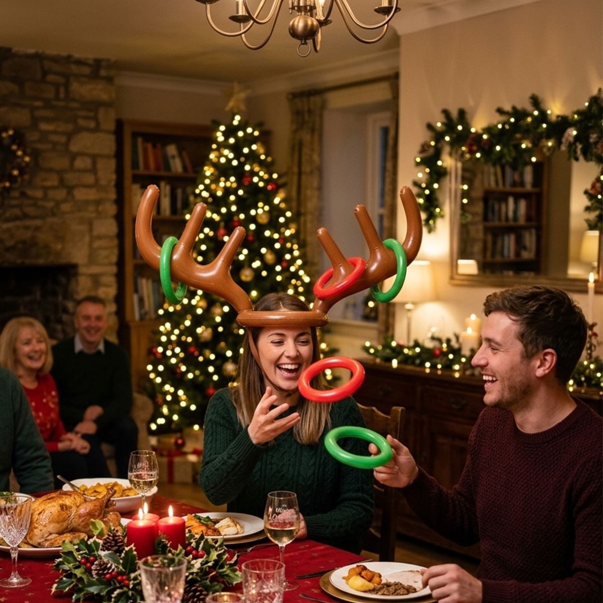 Rendier ringwerpen - Kerstspel - Voor de Kerstborrel - Image 2