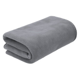 Polar fleece blanket 150 x 120 cm grey