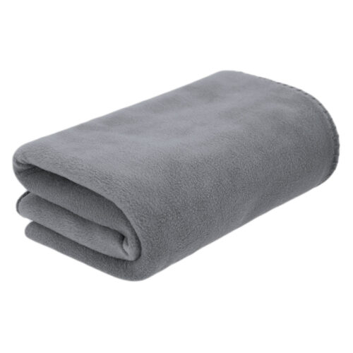 Polar fleece blanket 150 x 120 cm grey