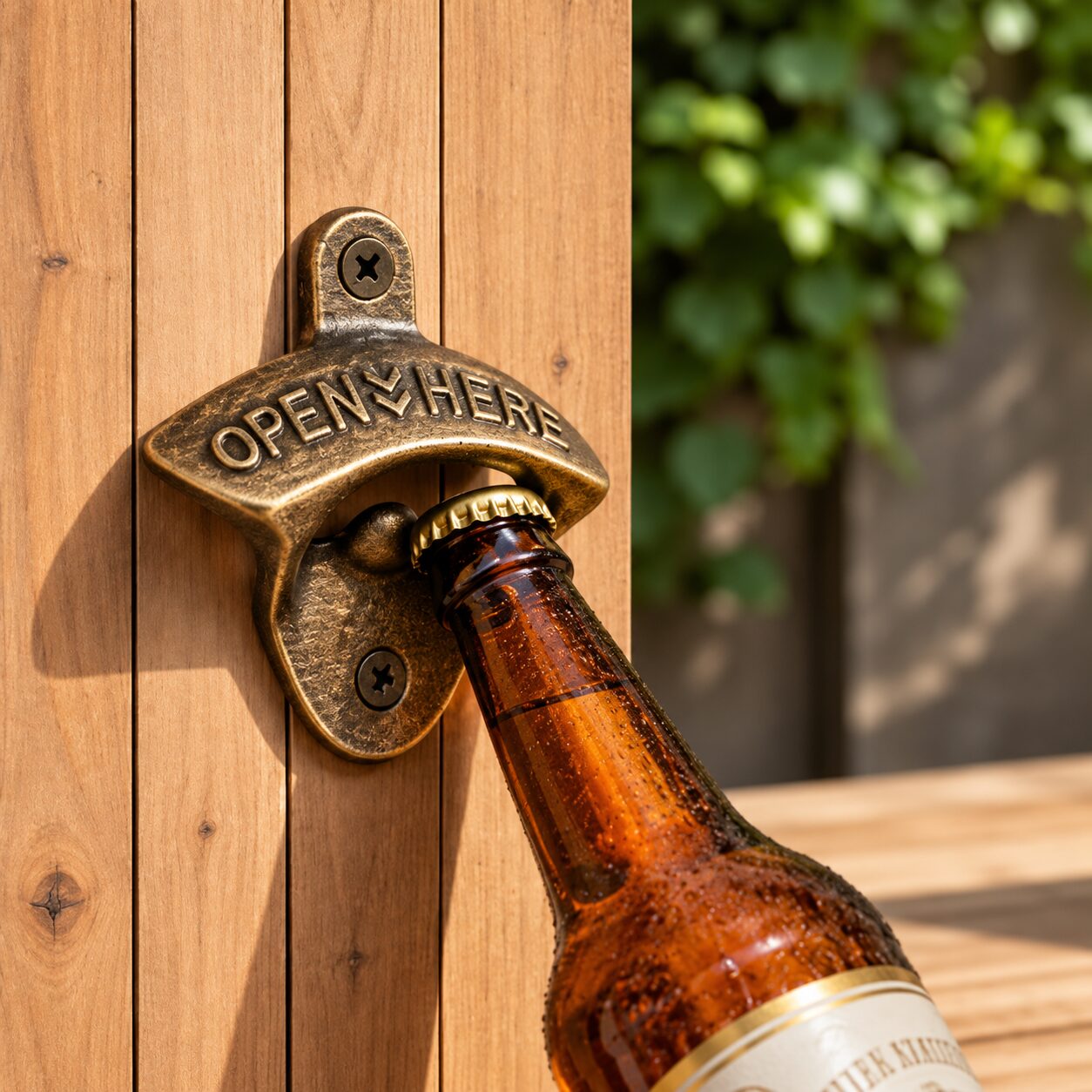 Beer Opener Wall Bronze - Image 4