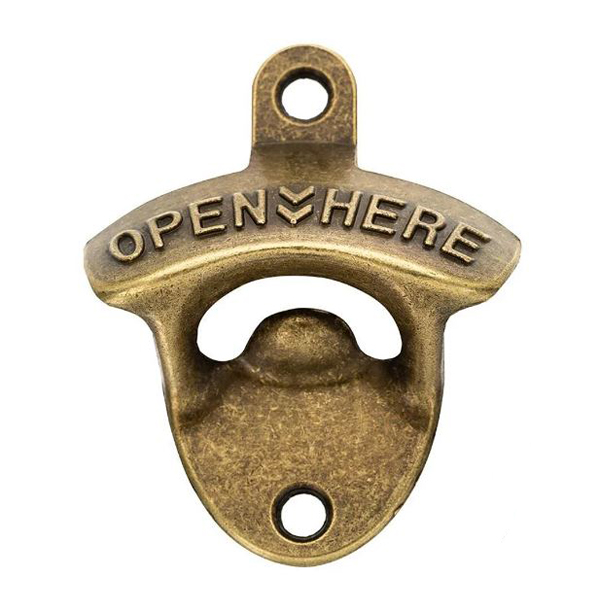 Beer Opener Wall Bronze